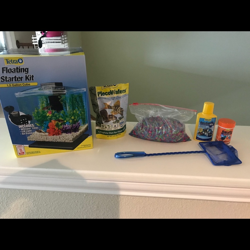 1.5 Gallon starter kit fish tank